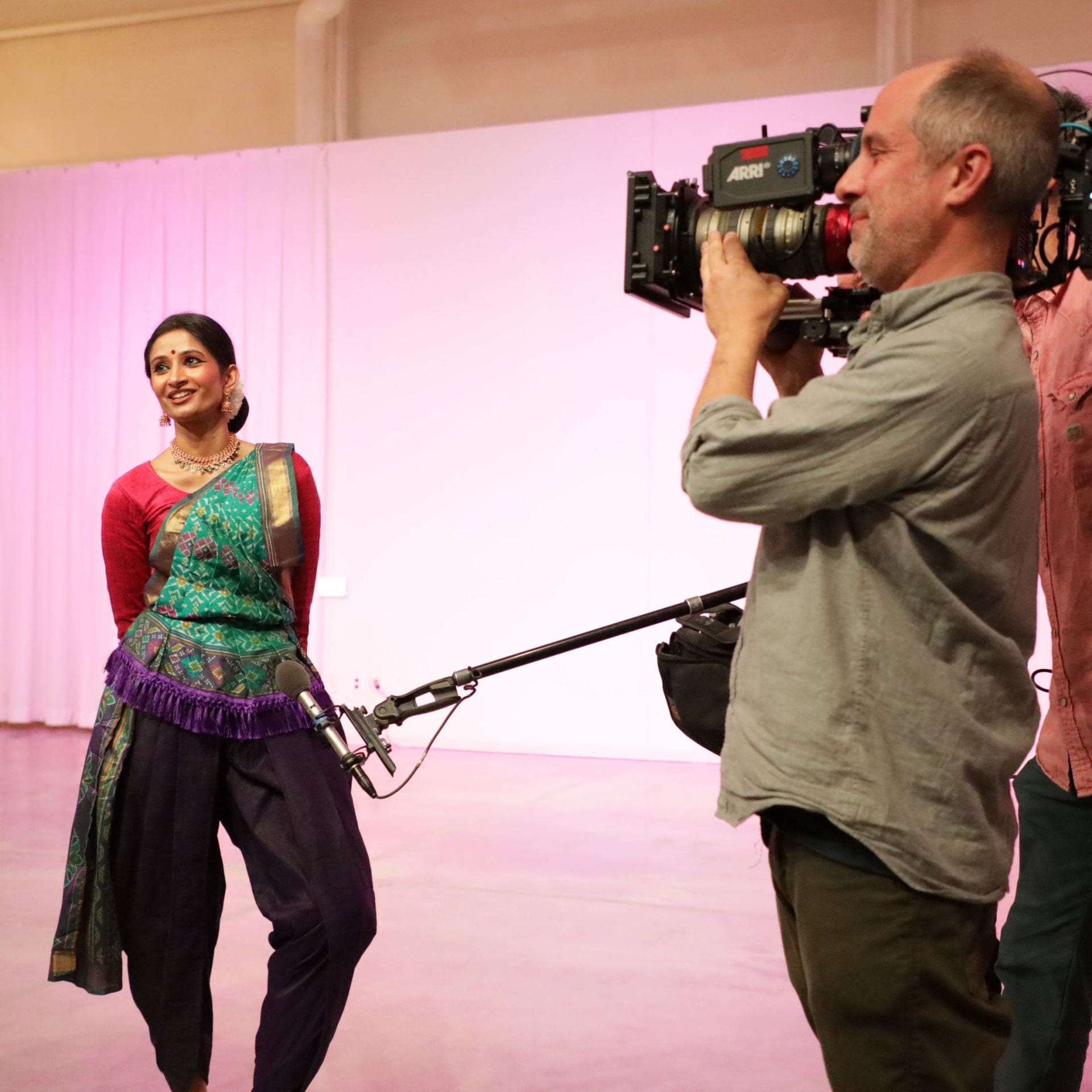 Shriya being interviewed for WGBH Nova program